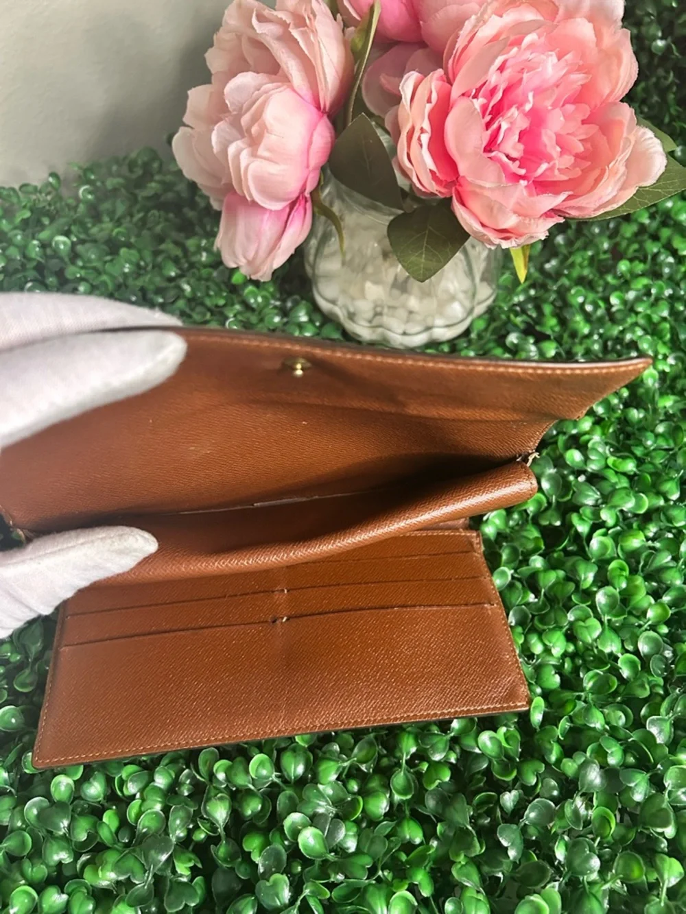 Vintage Louis Vuitton Monogram Long Wallet w/ Pen Loop - Picture 7 of 13